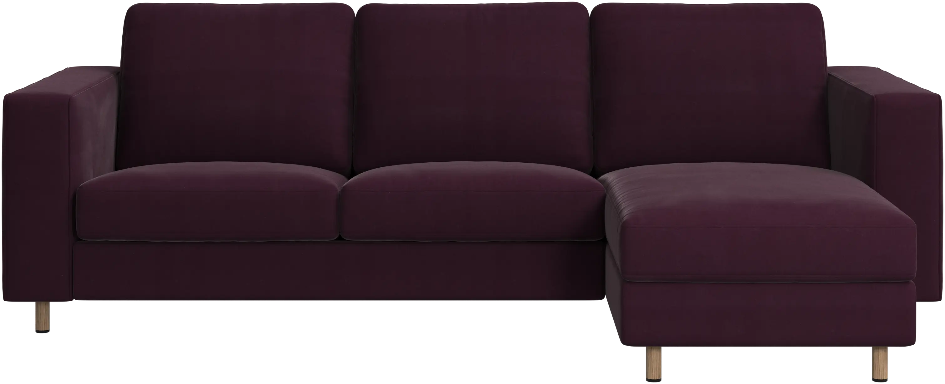 Sofá Indivi con módulo chaise-longue a la derecha