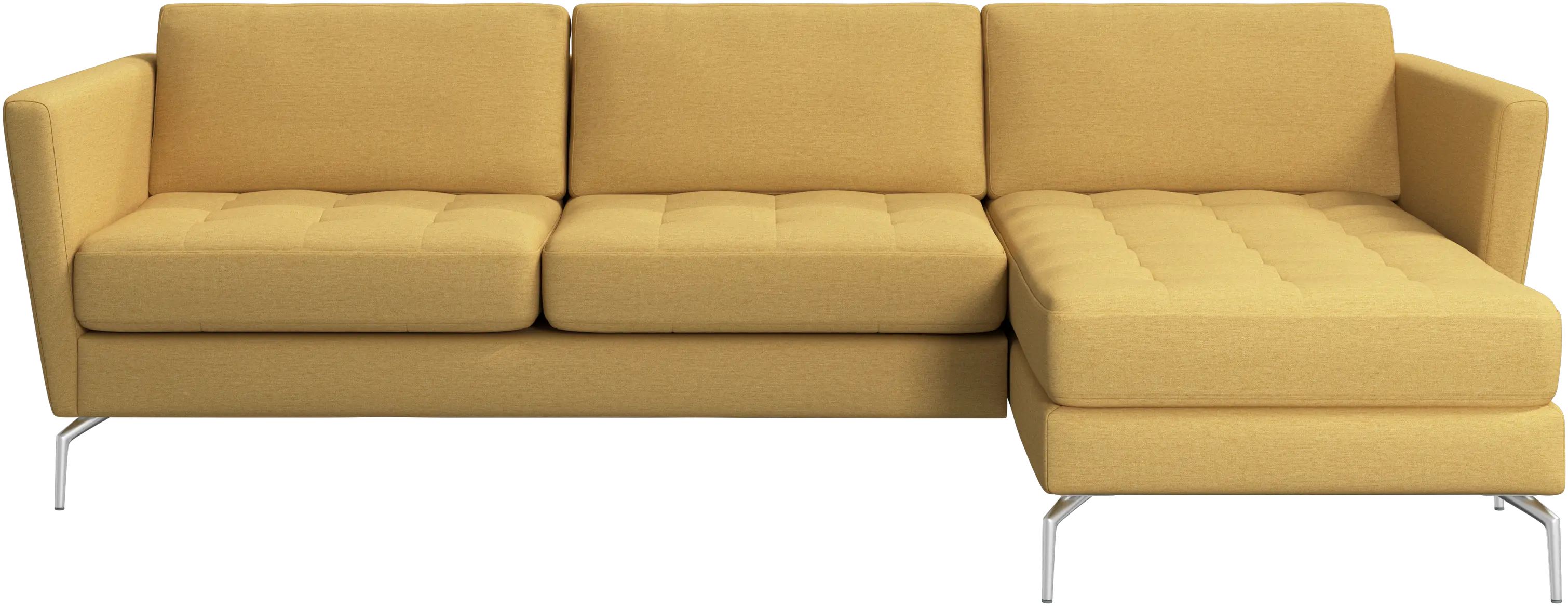 Osaka sofa with resting unit, tufted seat