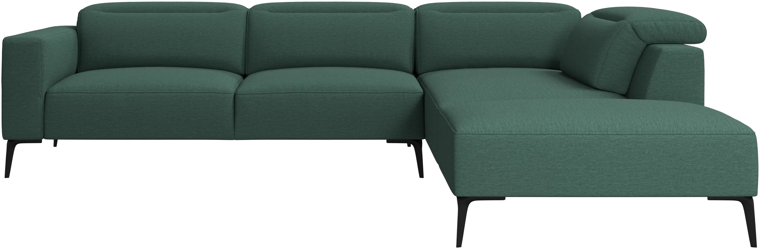 Zürich corner sofa with lounging unit
