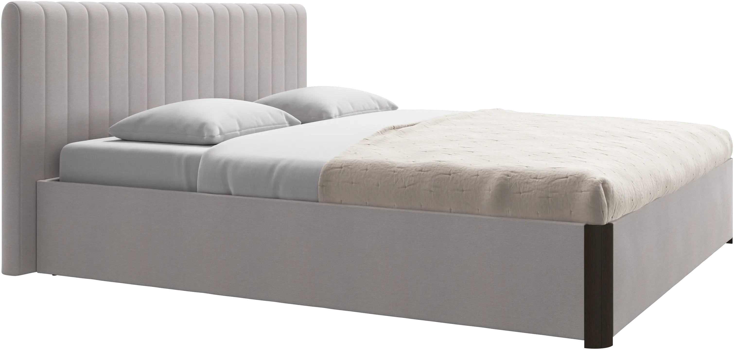 Element bed, bed-mounted headboard, with slats, excl. mattress