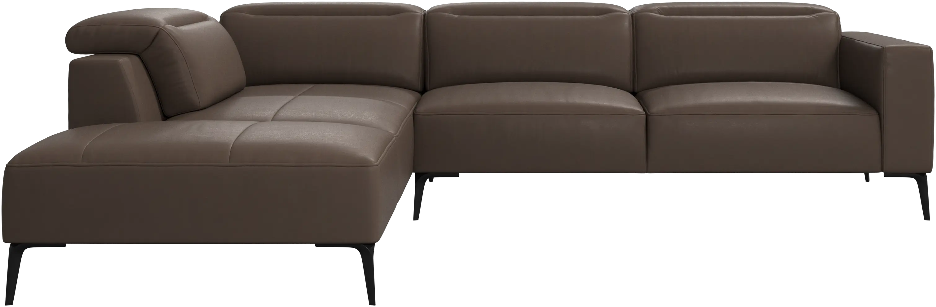 Zürich corner sofa with lounging unit