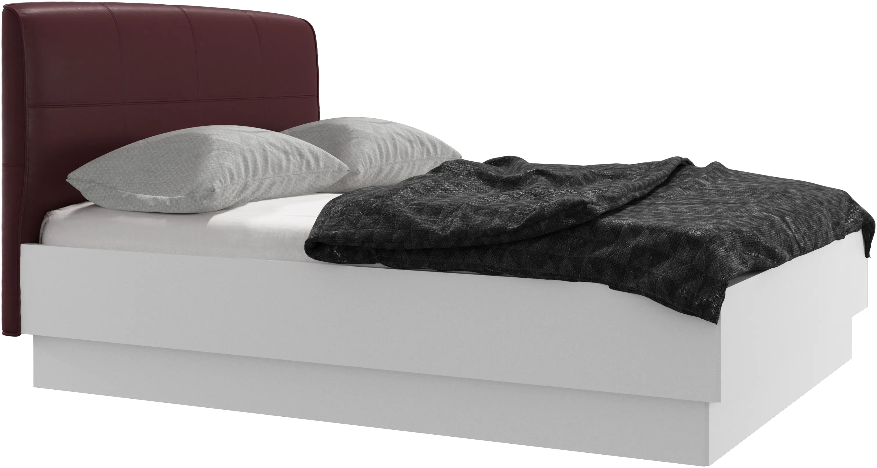 Houston, upholstered bed with storage