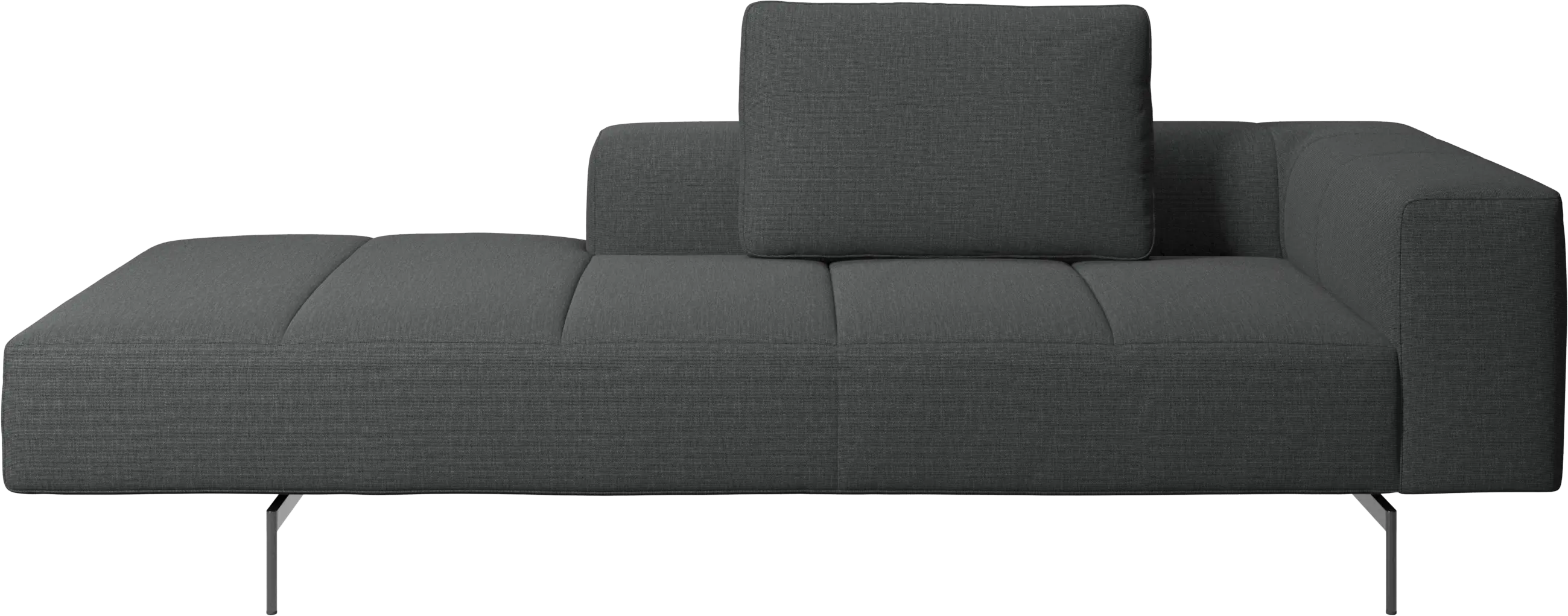 Amsterdam Iounging module for sofa, armrest right, open end left