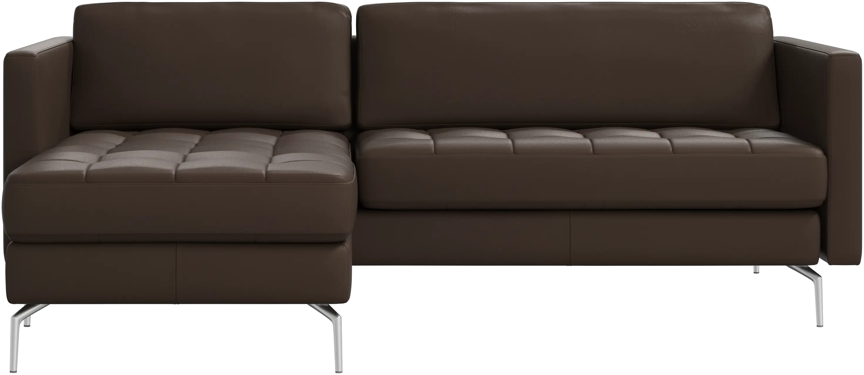 Osaka sofa with resting unit, tufted seat