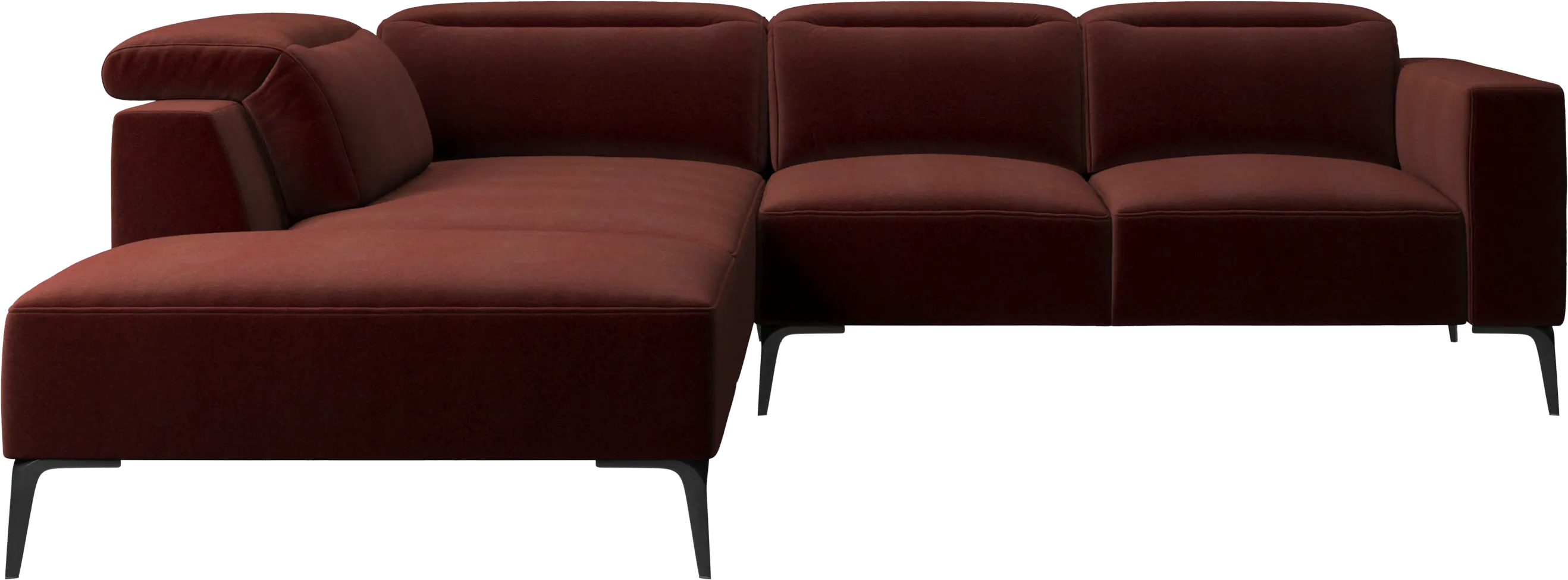 Zürich corner sofa with lounging unit