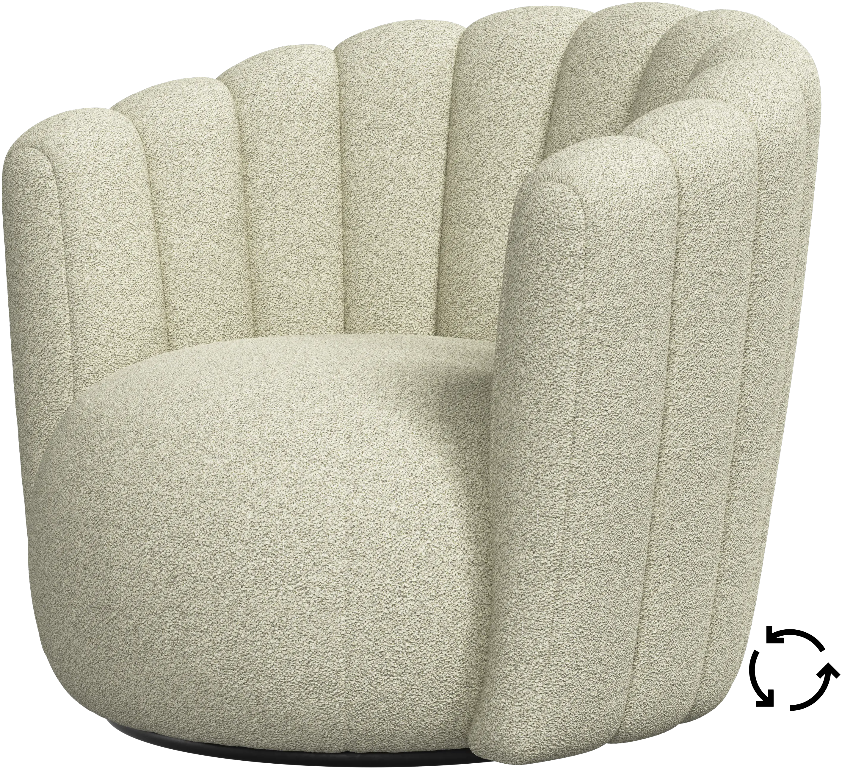 Fotel Sweet Art z funkcją obrotu