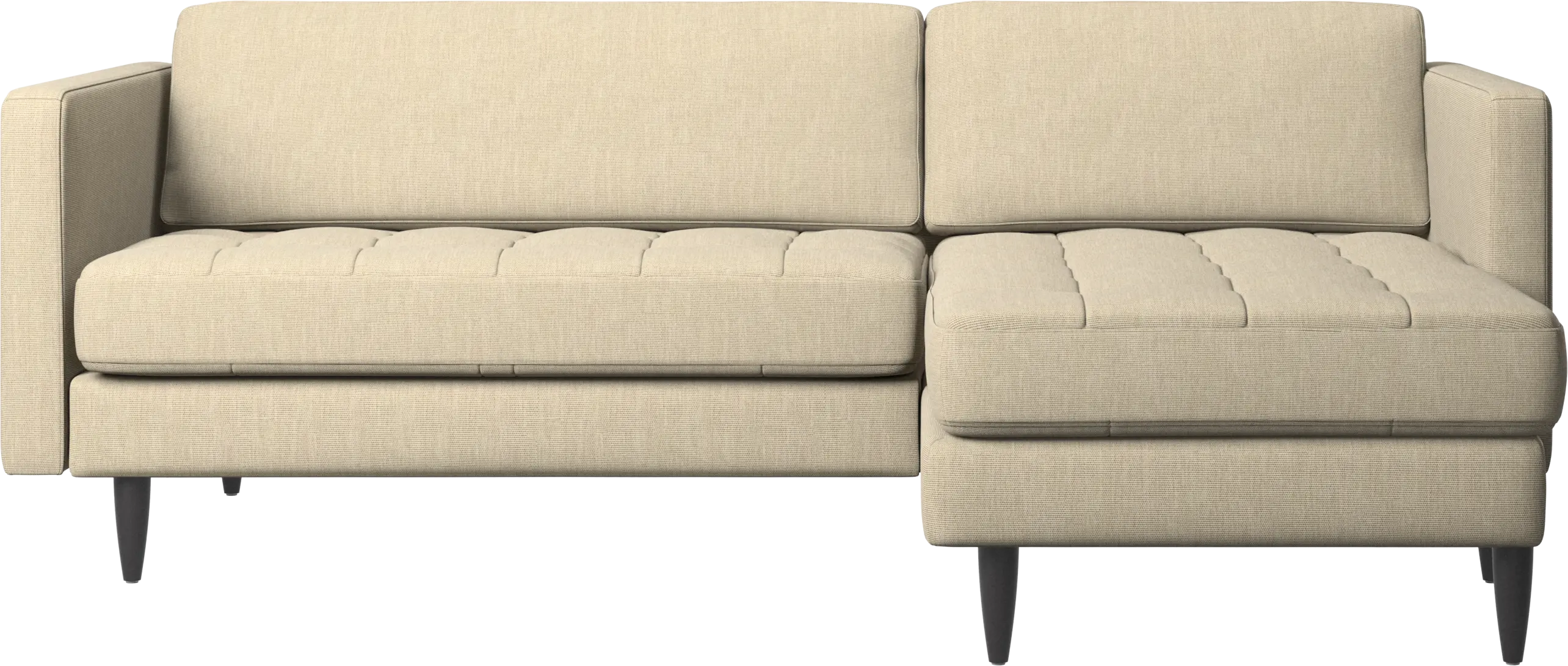 Osaka sofa with resting unit, tufted seat