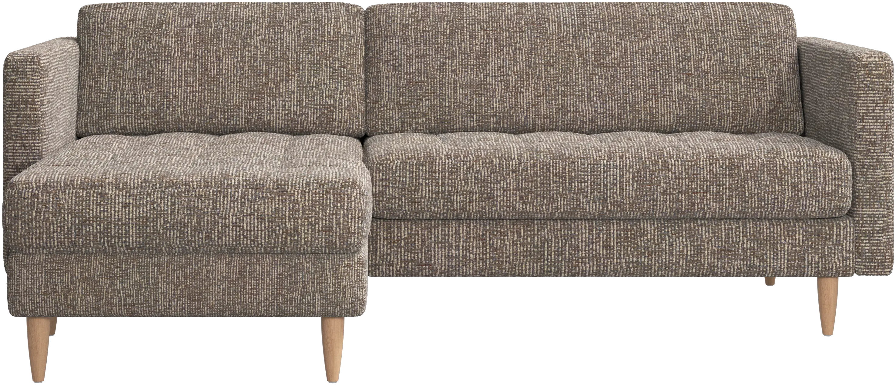 Osaka sofa with resting unit, tufted seat
