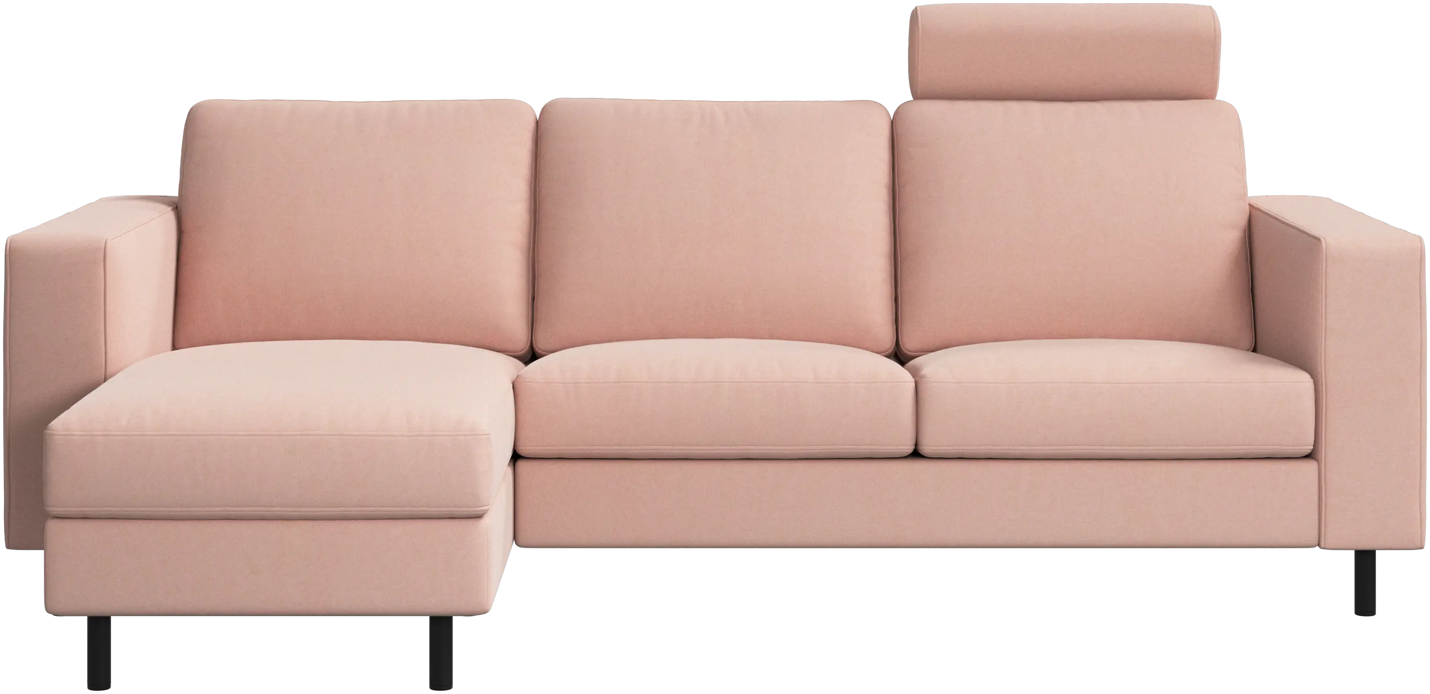 Indivi sofa with chaise longue left