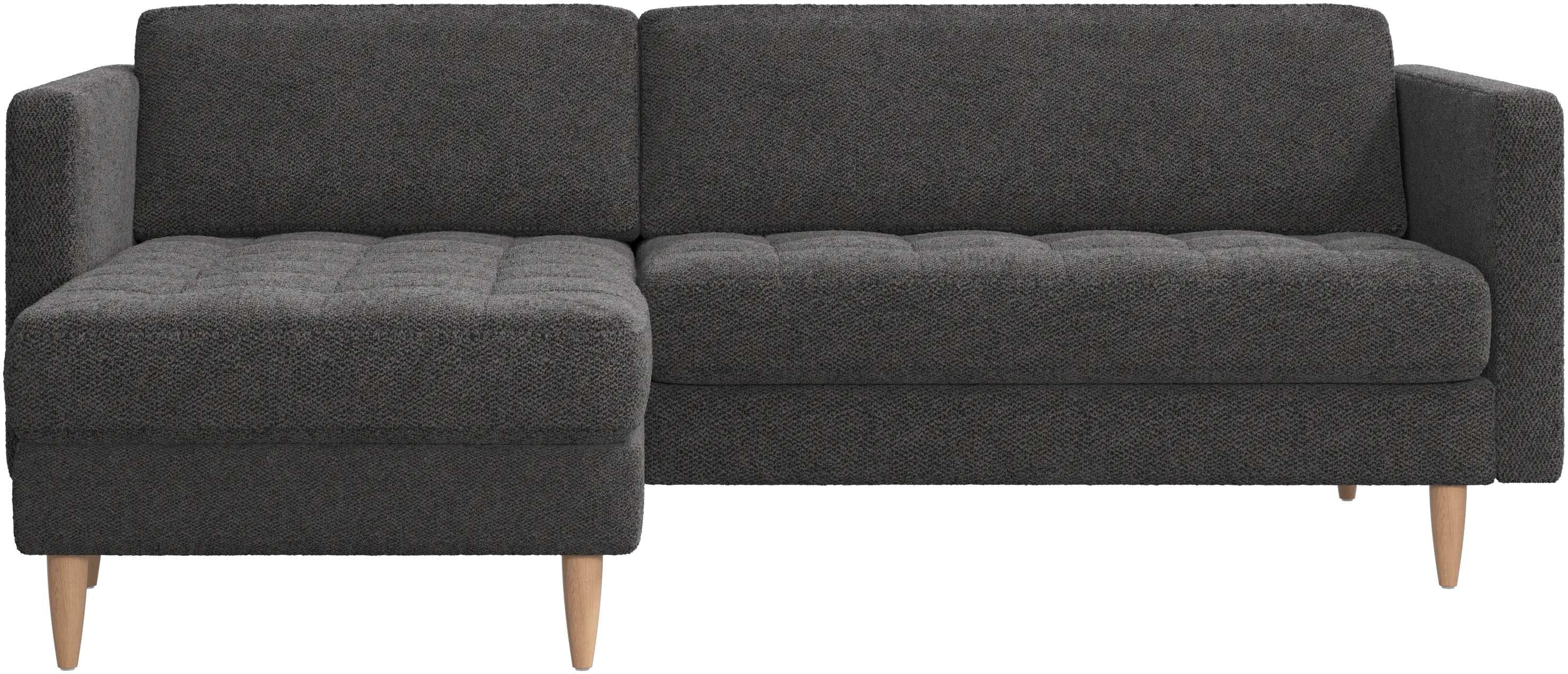 Osaka sofa with resting unit, tufted seat