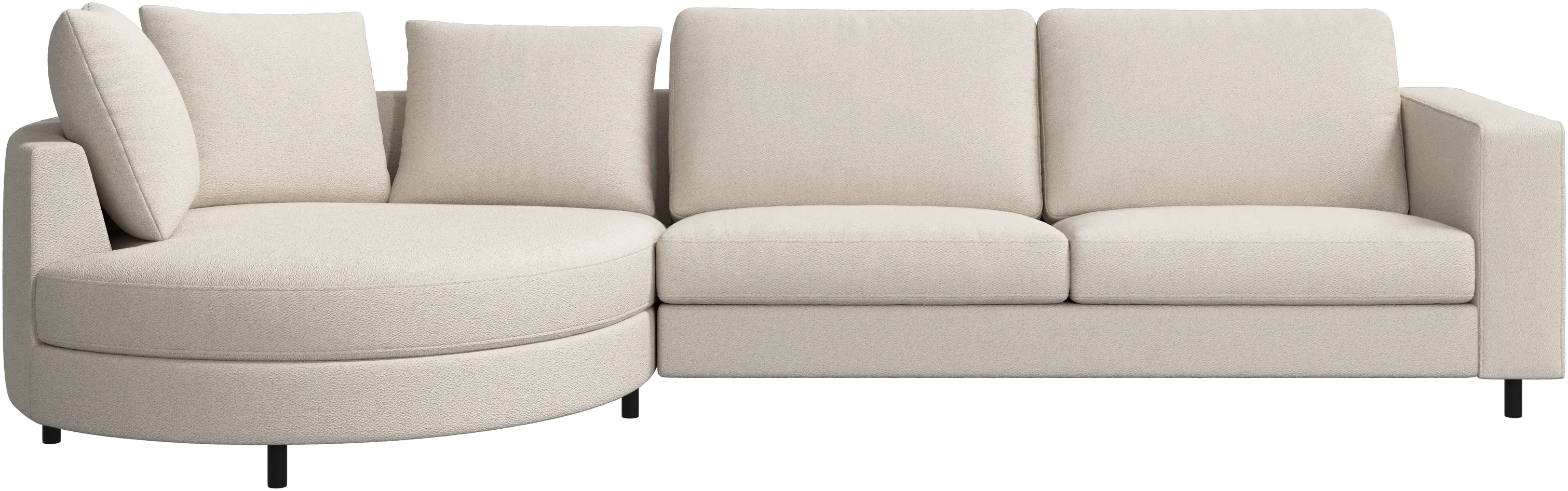 Indivi sofa with chaise longue left