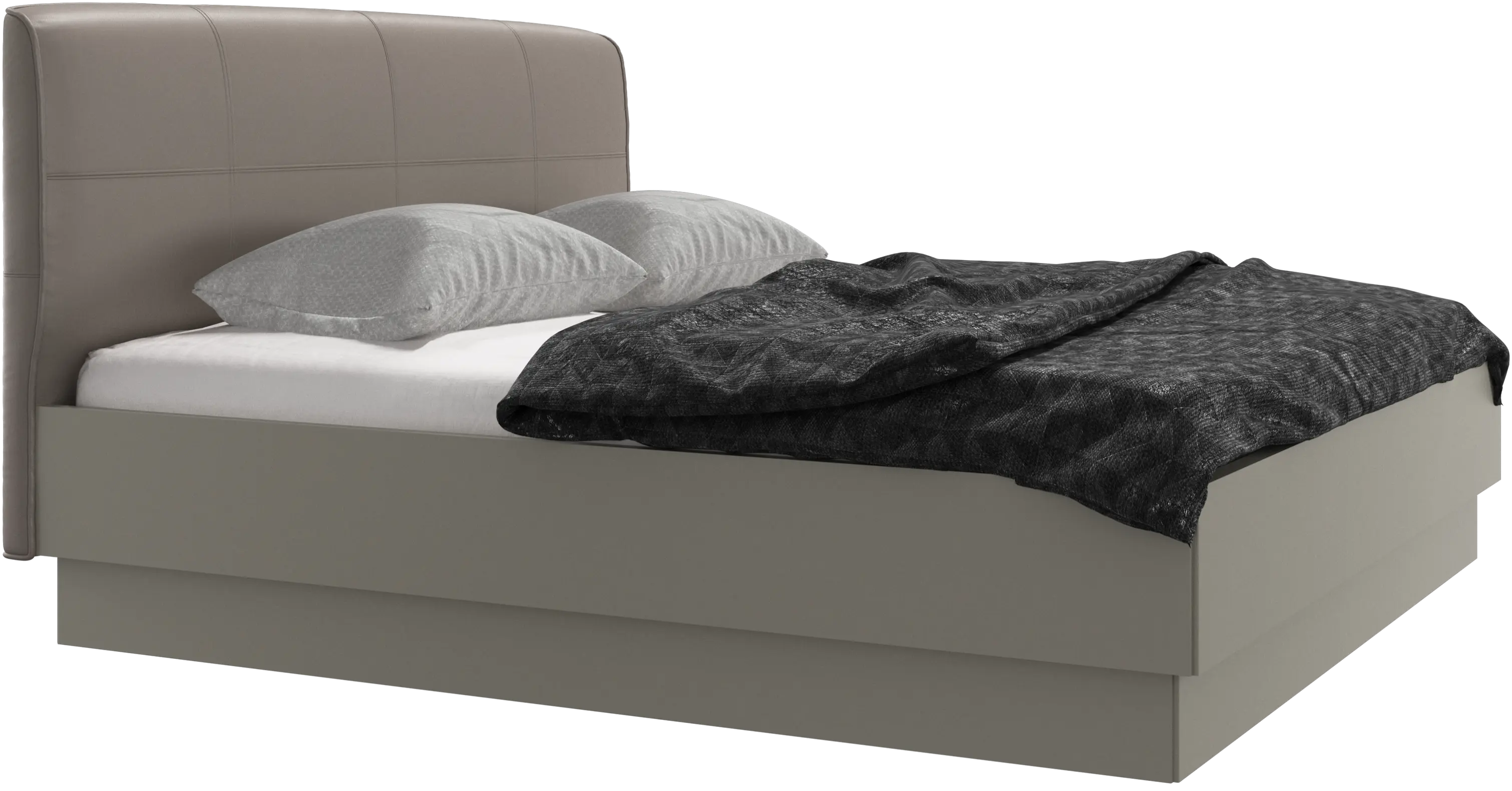 Houston, upholstered bed with storage