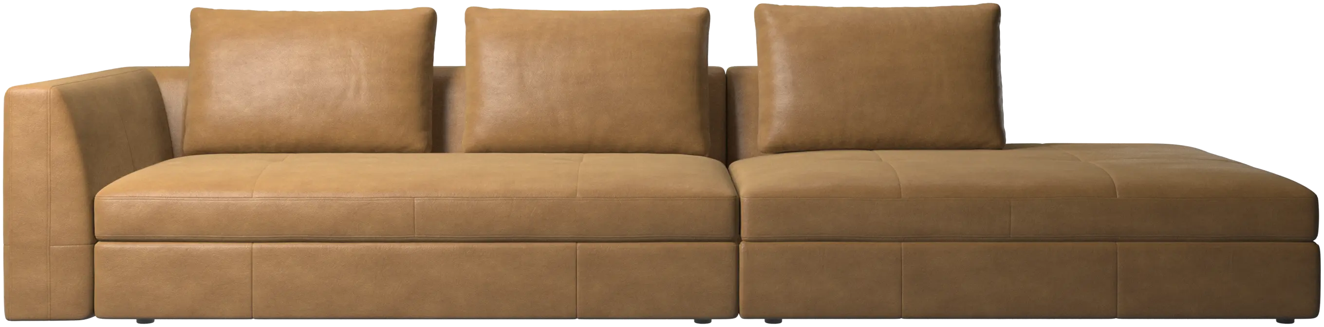 Bergamo sofa with lounging unit
