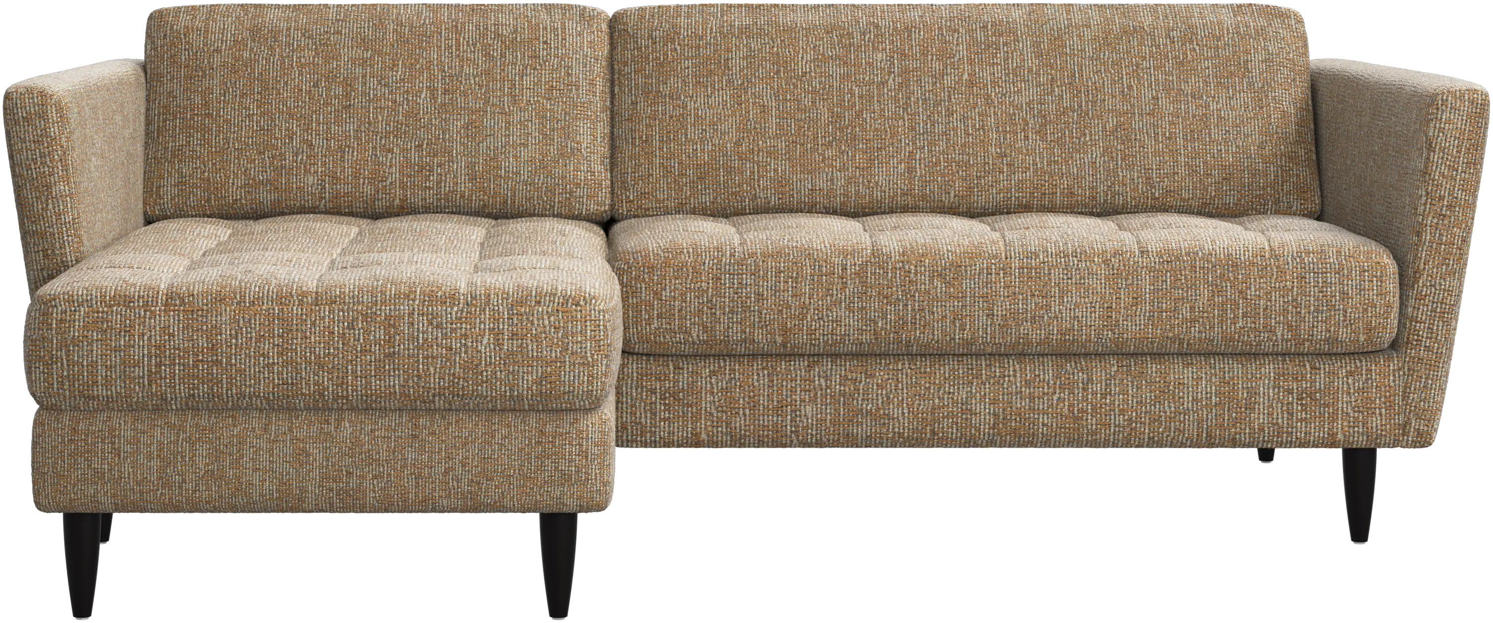 Osaka sofa with resting unit, tufted seat