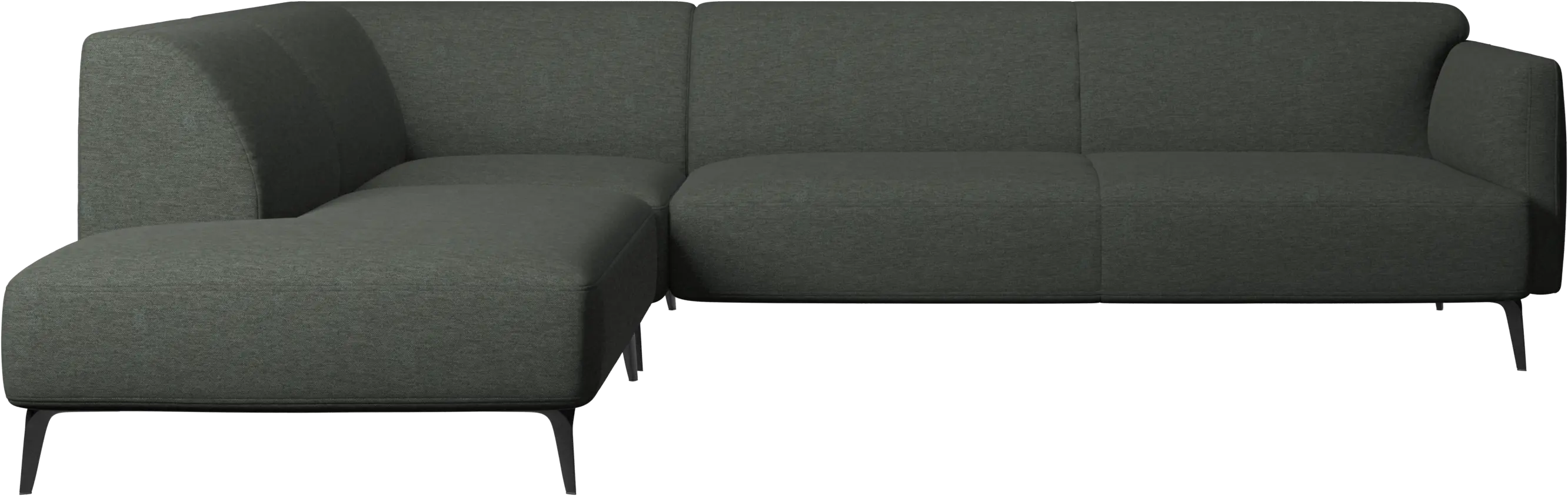 Modena corner sofa with lounging unit