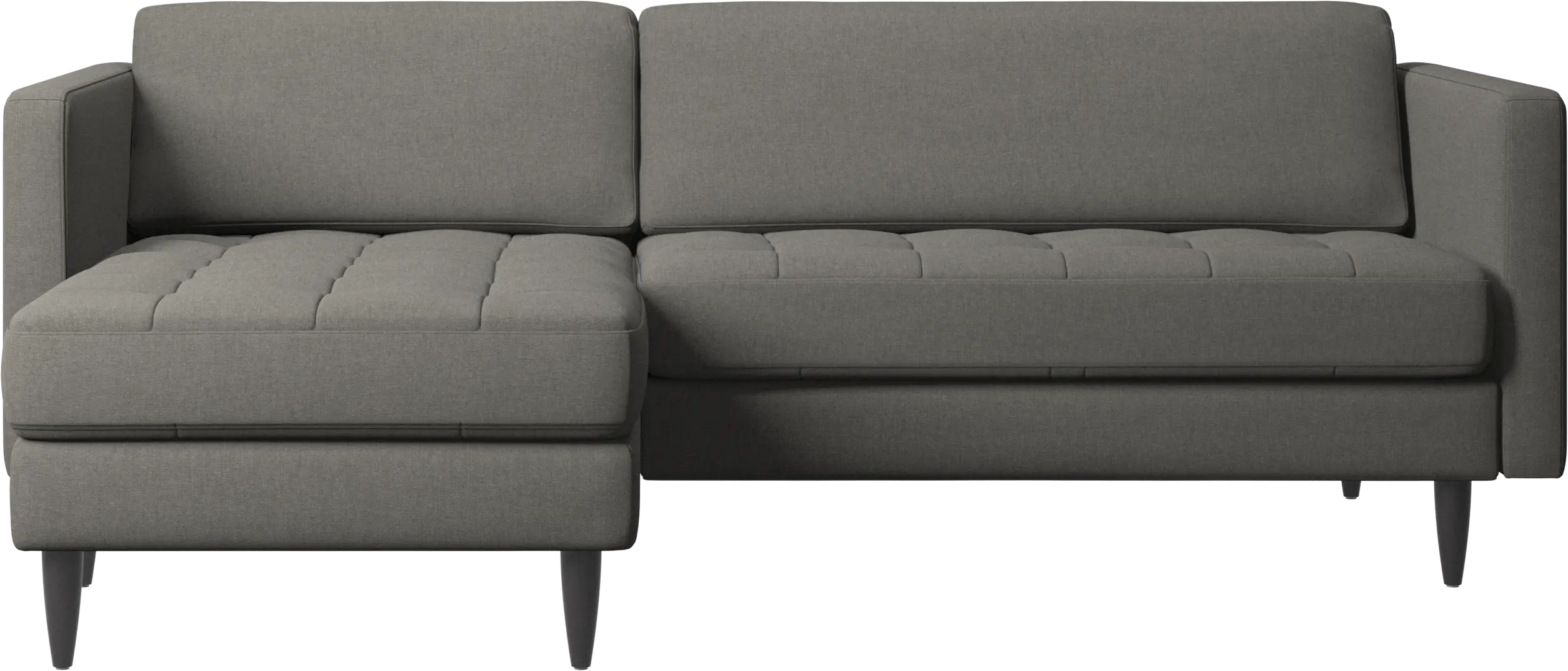 Osaka sofa with resting unit, tufted seat