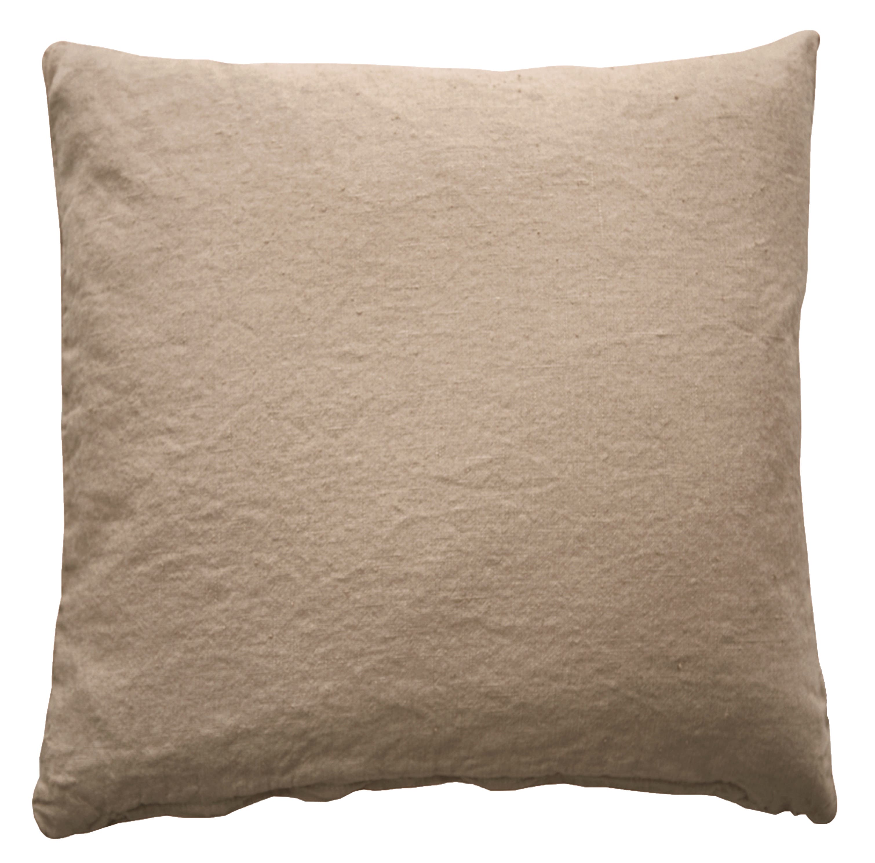 Linen washed cushion