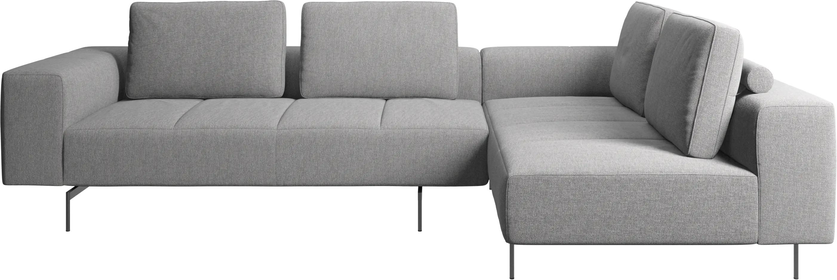 Amsterdam corner sofa with lounging unit