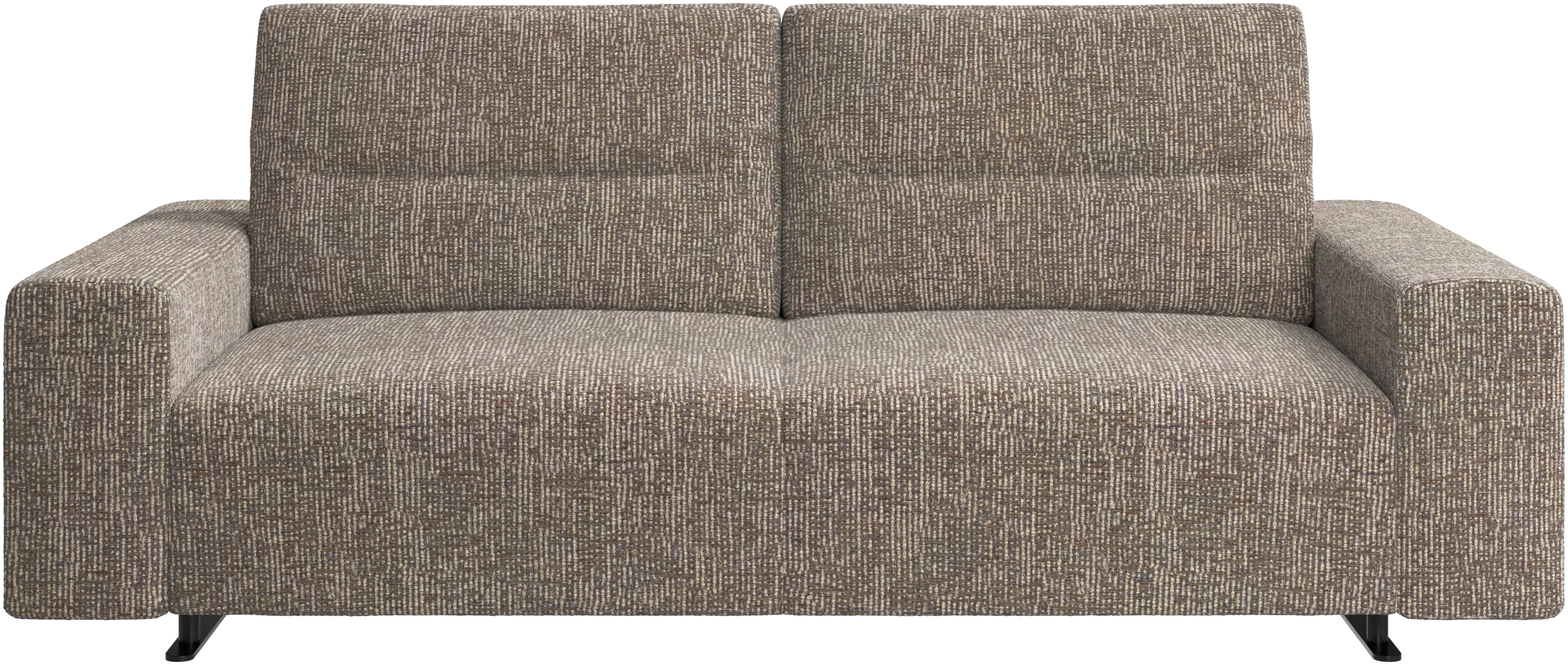 Hampton sofa with adjustable back and storage on the right side