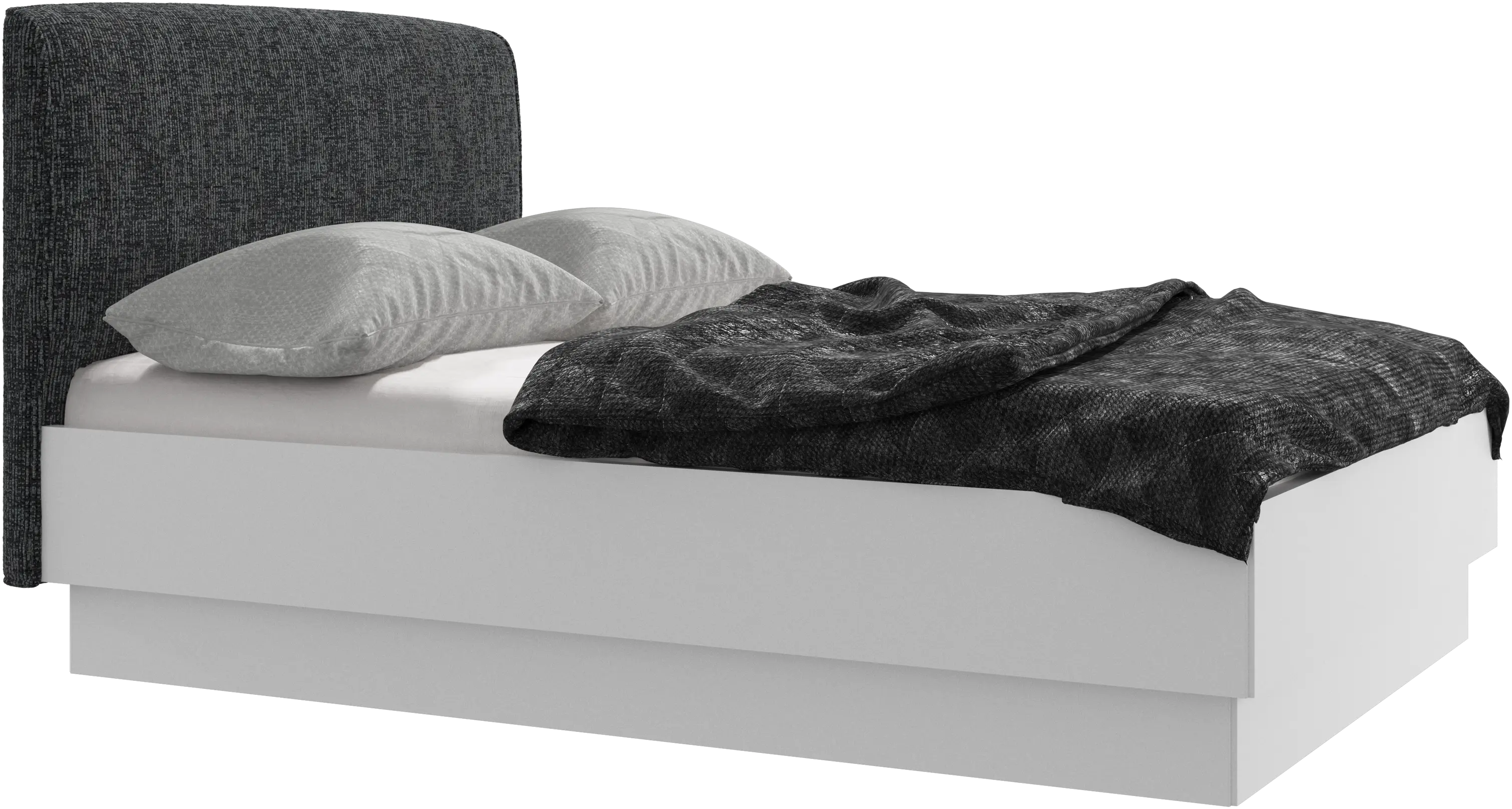 Houston, upholstered bed with storage