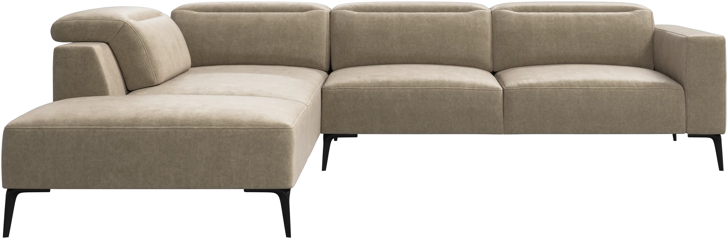 Zürich corner sofa with lounging unit