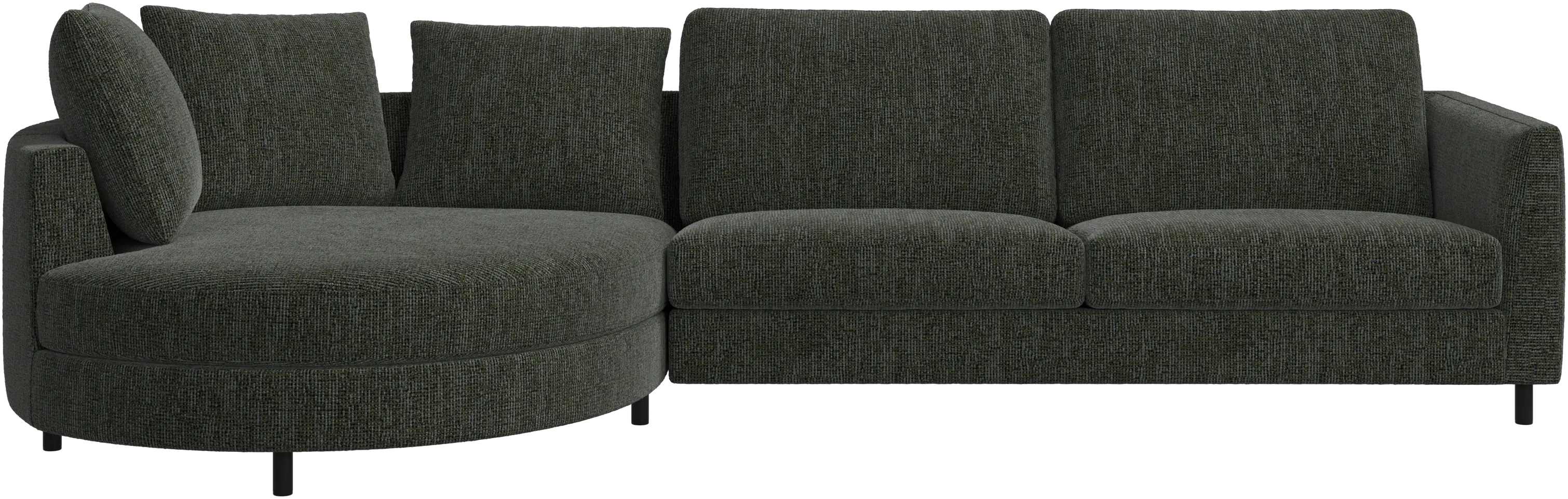 Indivi sofa with chaise longue left