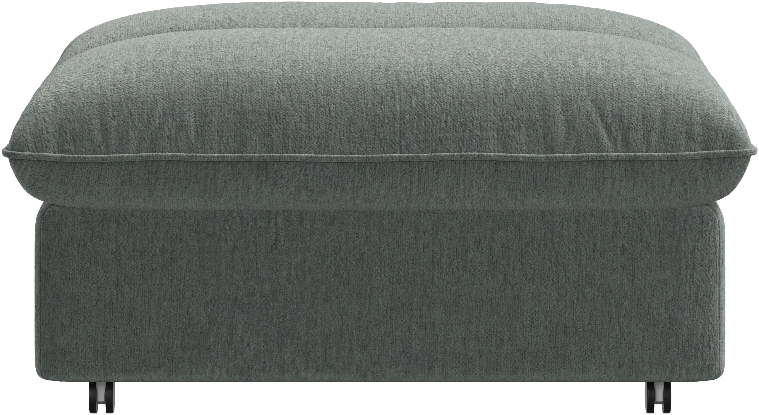 Southampton pouffe on wheels with storage