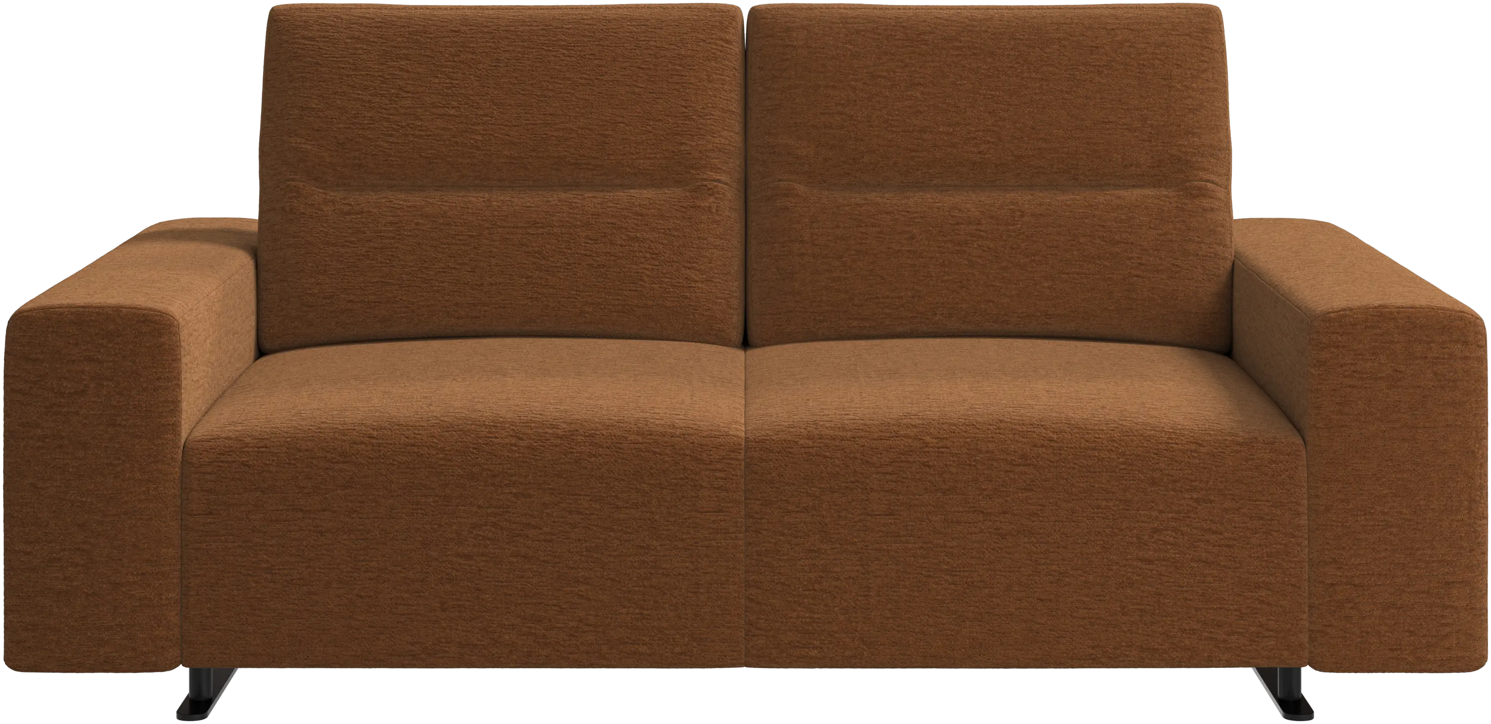 Hampton sofa with adjustable back and storage on the right side