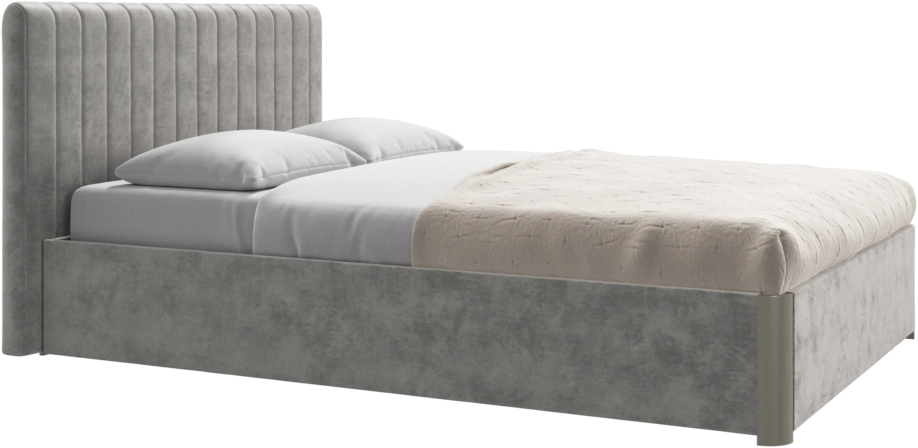 Element cama, cabecero montado en la cama, sin láminas, excl. colchón