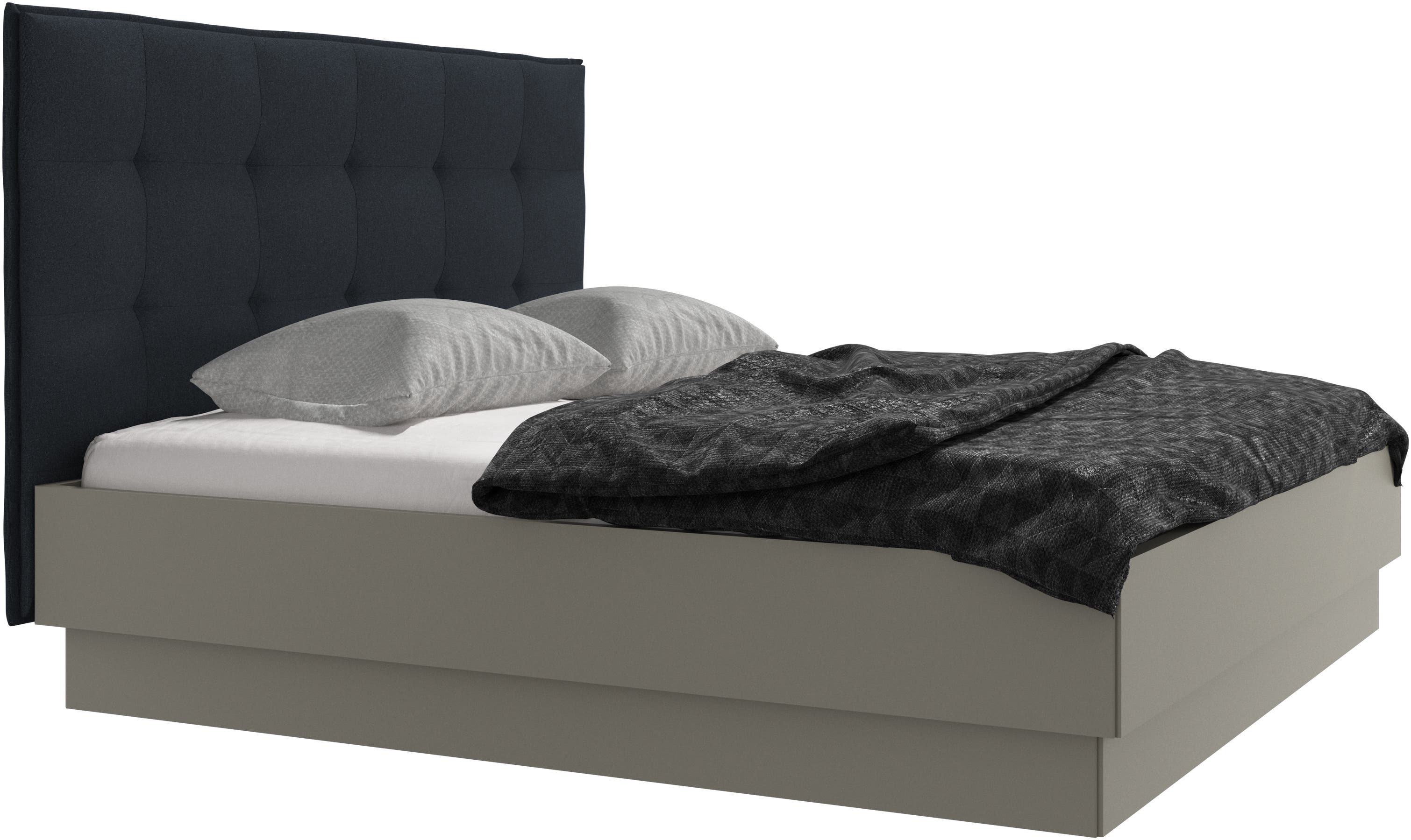 Łóżko ze schowkiem Lugano, z podnoszonym stelażem, cena bez materaca