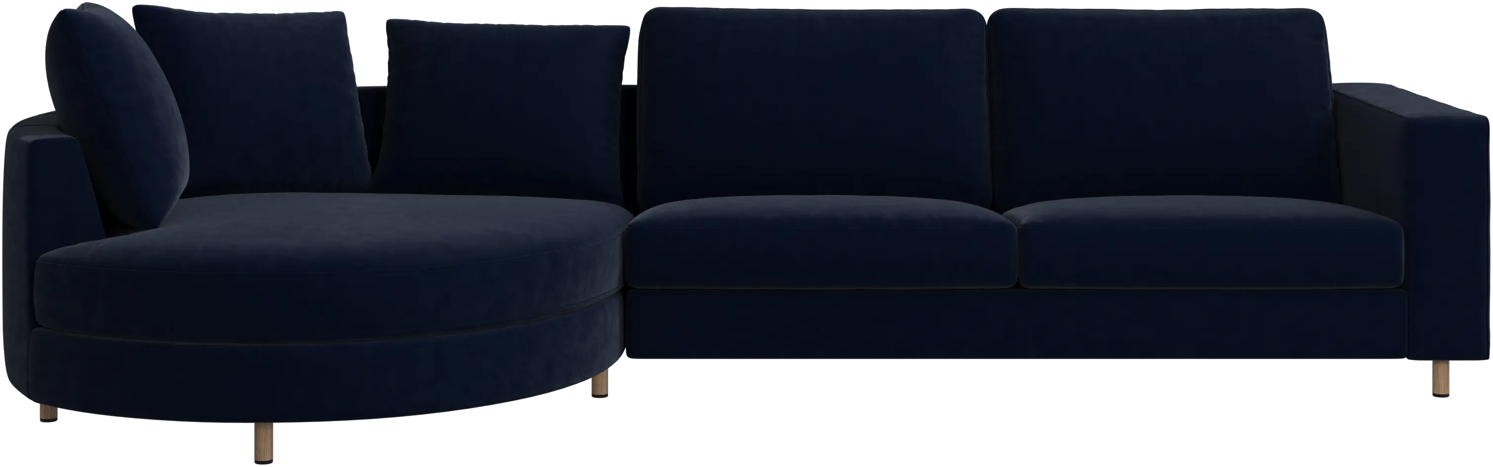 Indivi sofa with chaise longue left