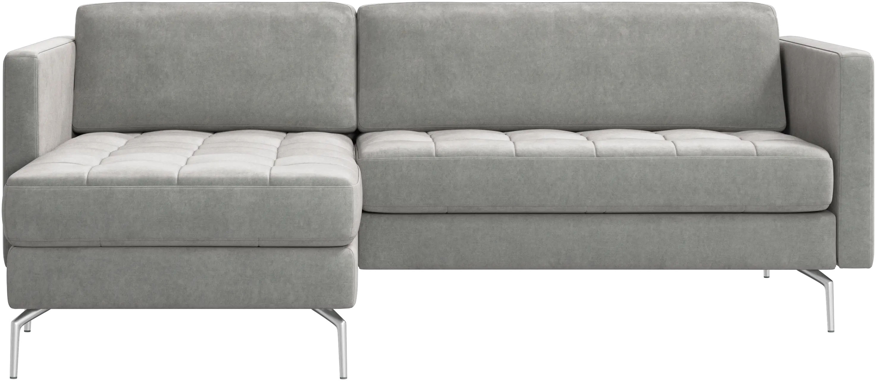 Osaka sofa with resting unit, tufted seat