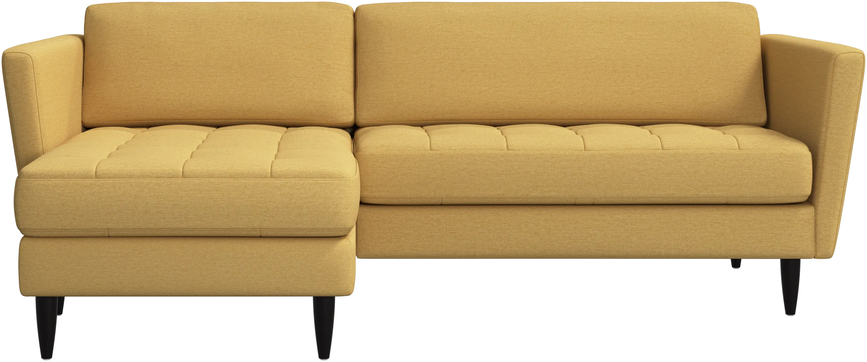 Osaka sofa with resting unit, tufted seat