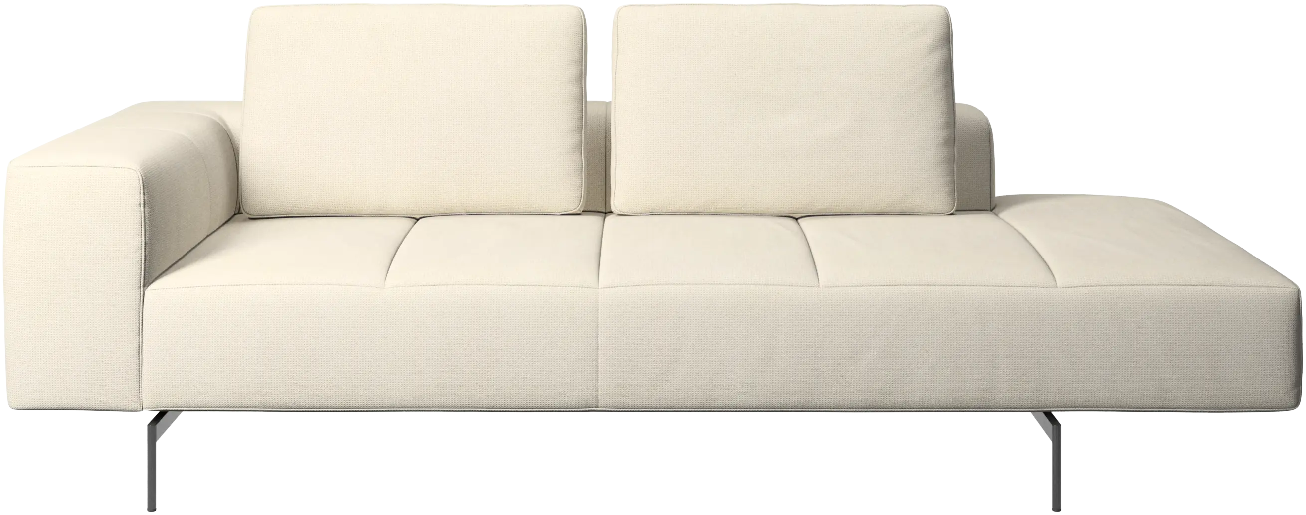 Amsterdam resting module for sofa, armrest left, open end right