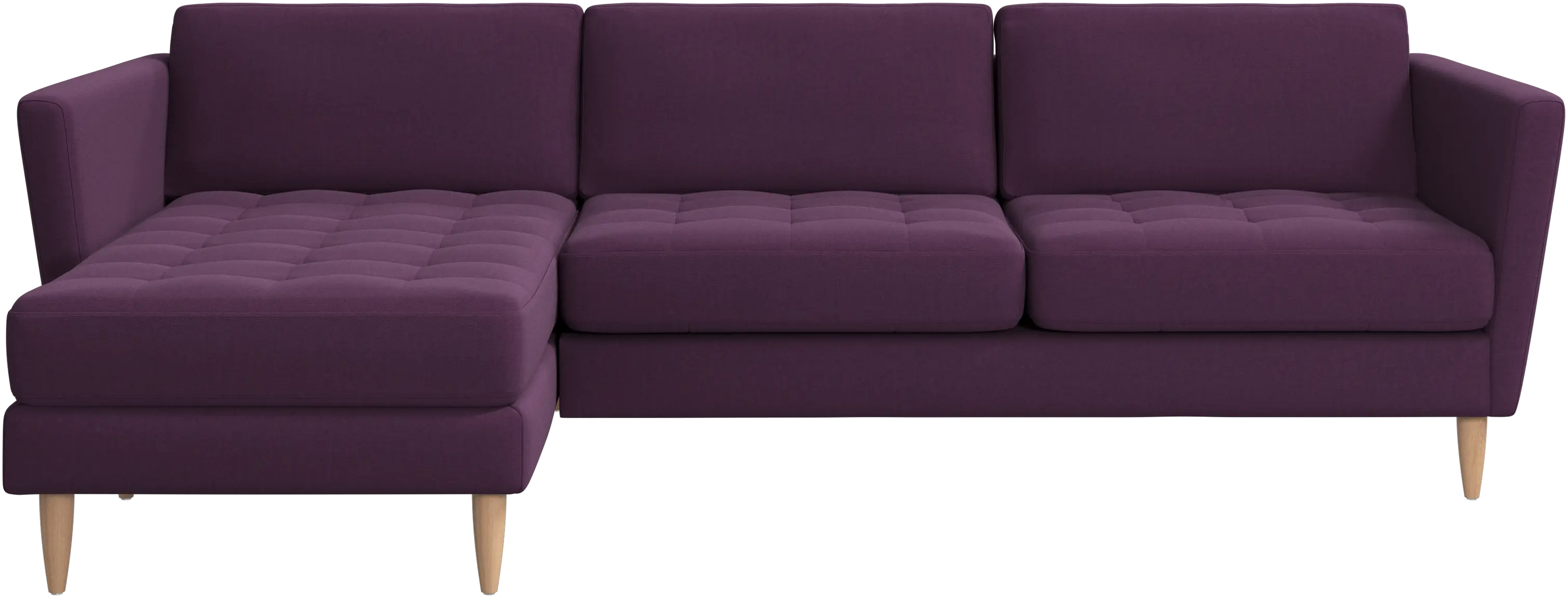 Osaka sofa with resting unit, tufted seat