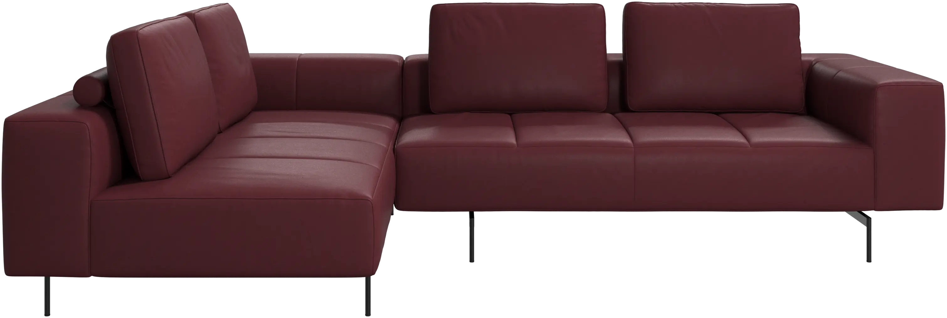 Amsterdam corner sofa with lounging unit