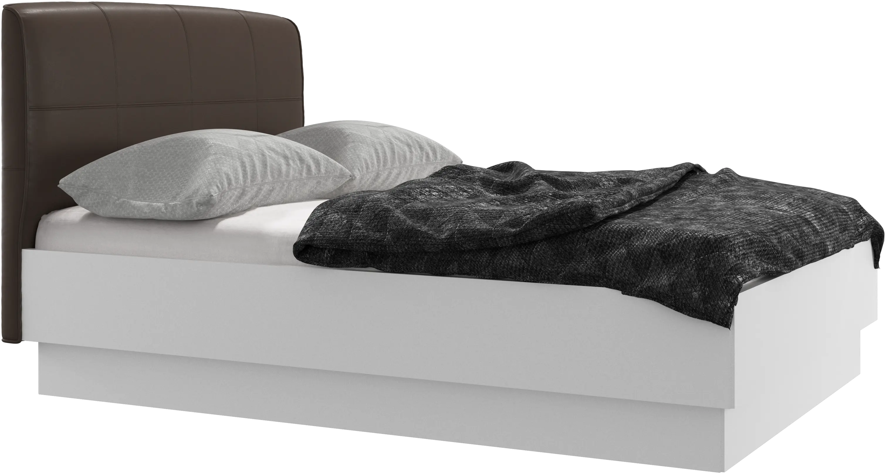 Houston, gepolstertes bett mit stauraum