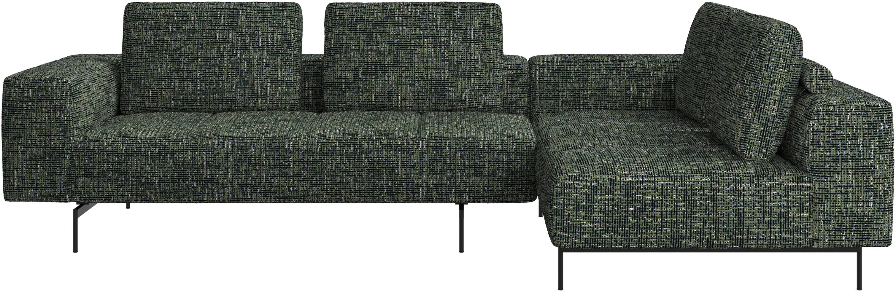 Amsterdam corner sofa with lounging unit