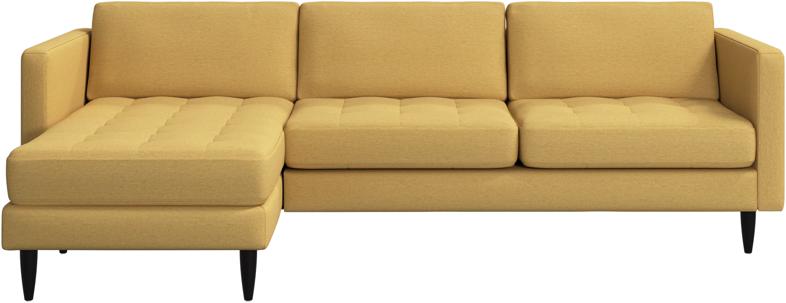 Osaka sofa with resting unit, tufted seat