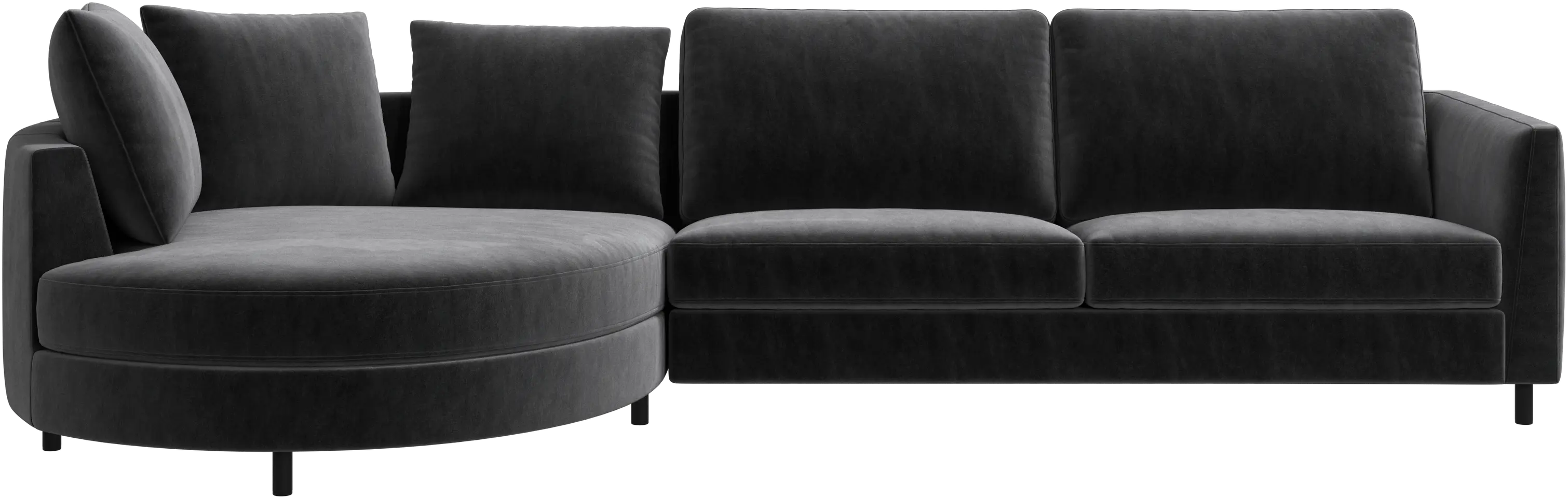 Indivi sofa with chaise longue left