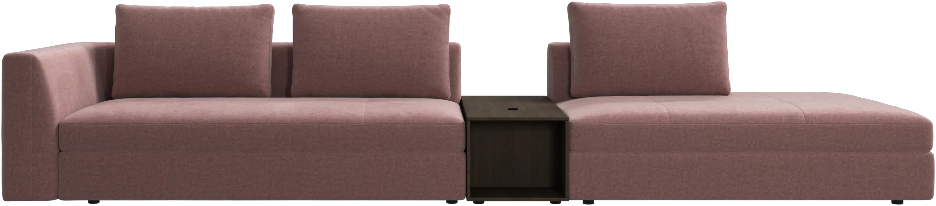 Bergamo 3 seater lounge sofa with storage