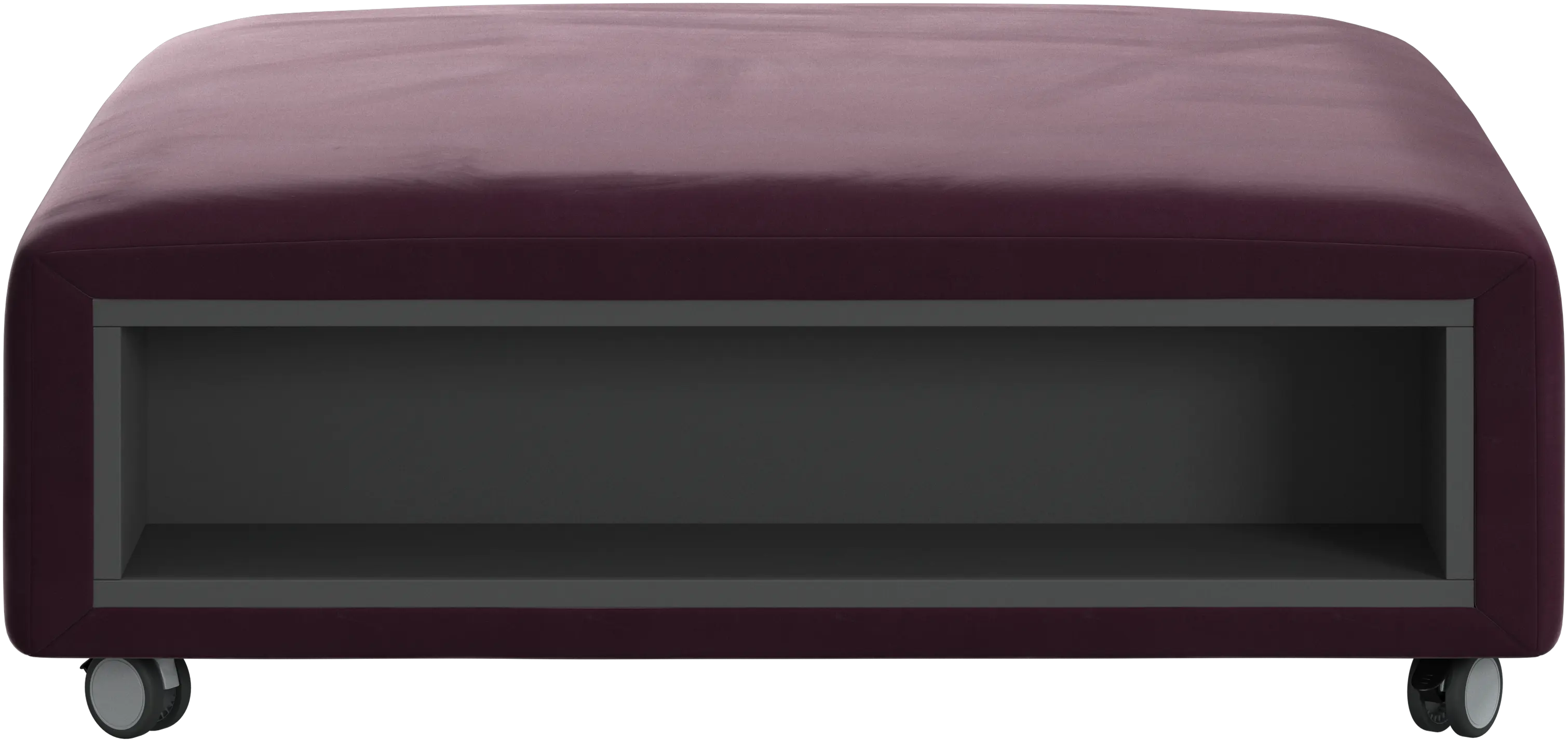 Hampton Pouf mit Rollen und Stauraum auf linker und rechter Seite