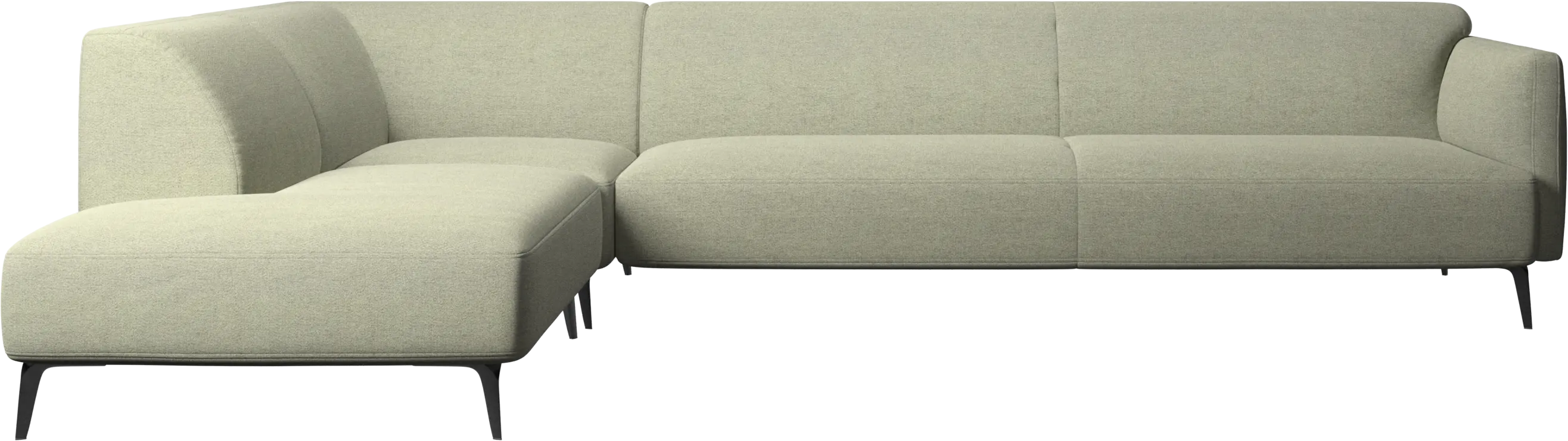 Modena corner sofa with lounging unit