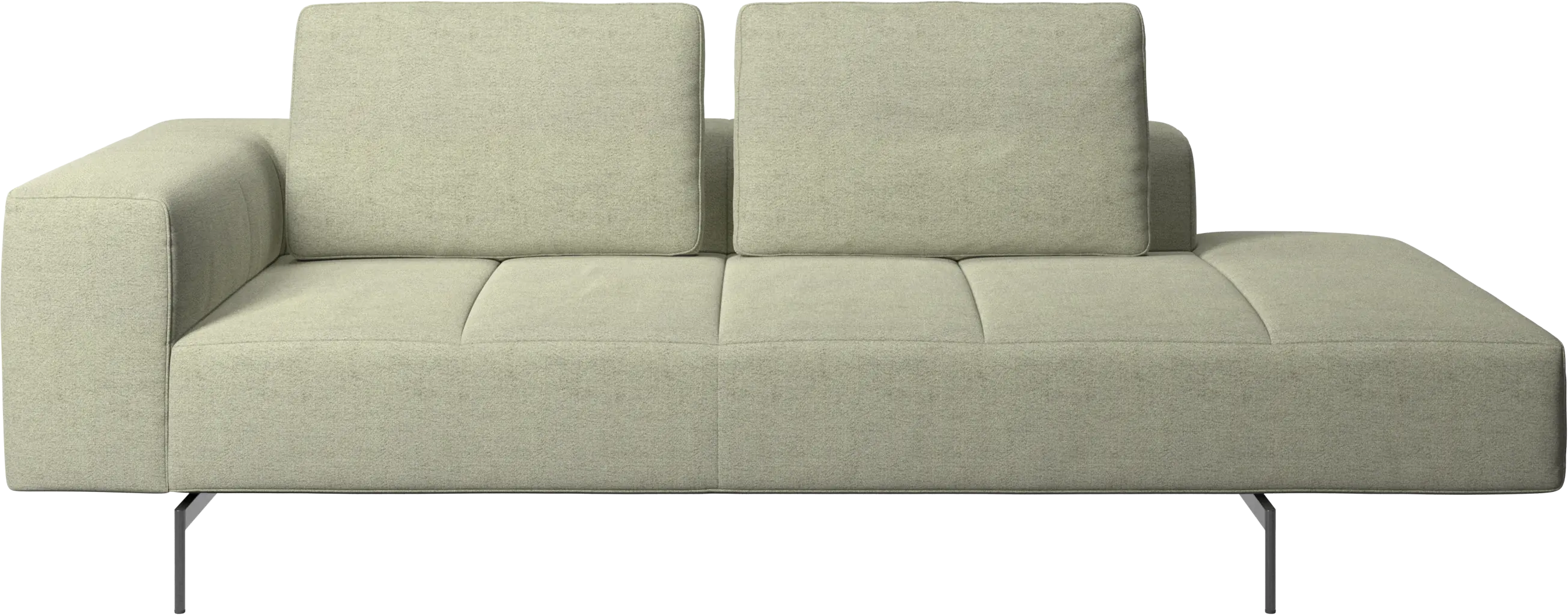 Amsterdam resting module for sofa, armrest left, open end right