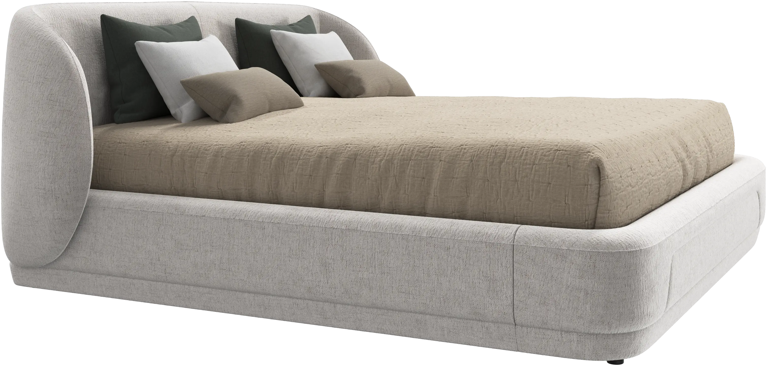 Bolzano bed with slats - W180xL200cm