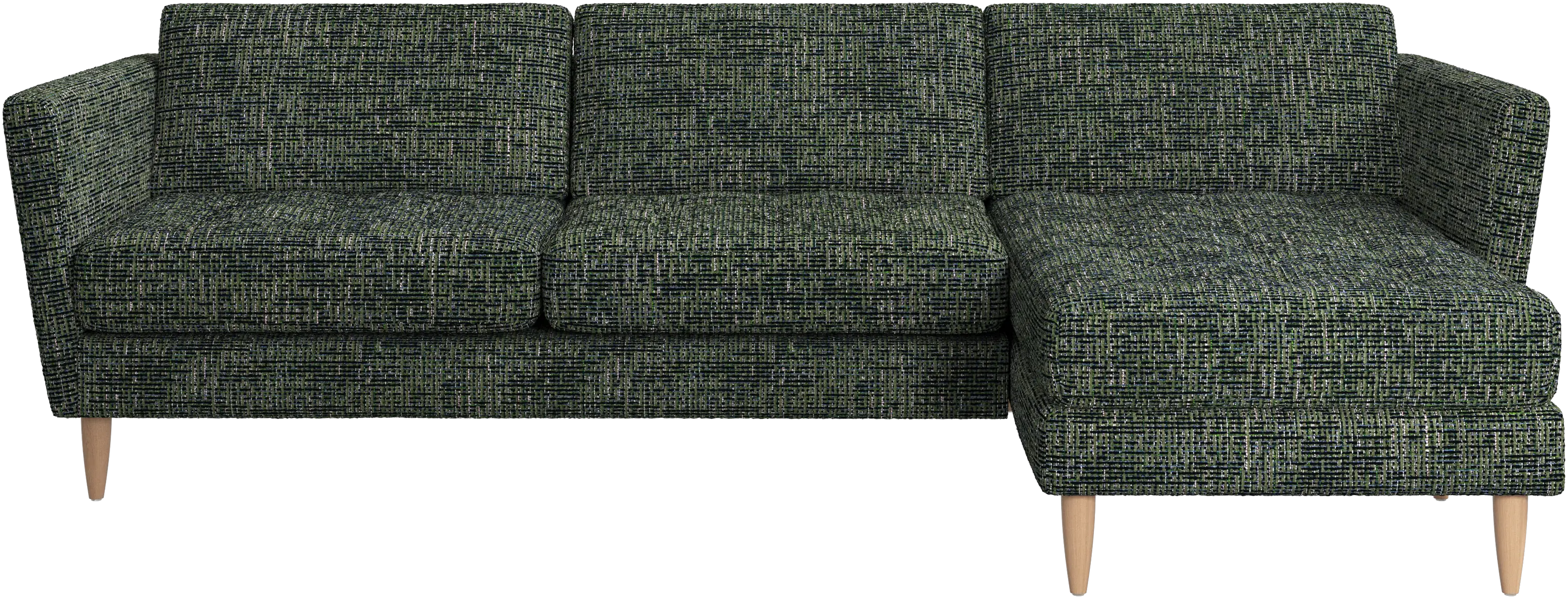 Osaka sofa with resting unit, tufted seat