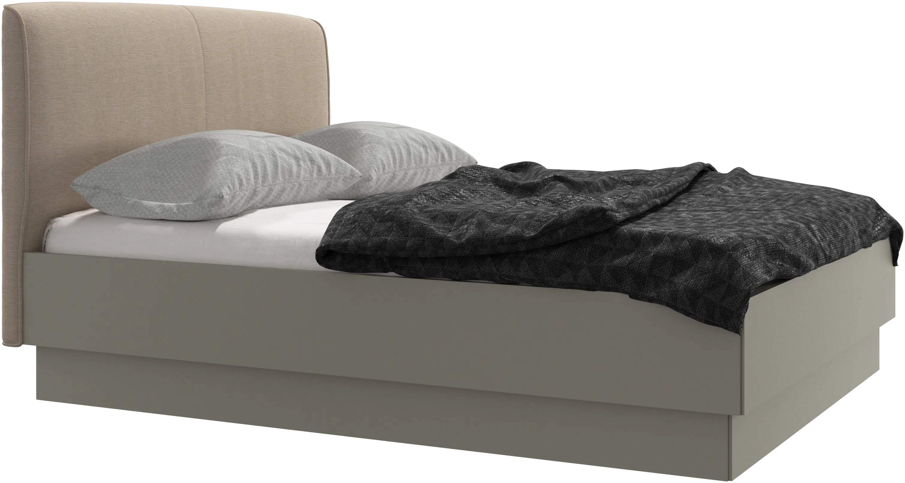 Houston, cama tapizada con almacenamiento