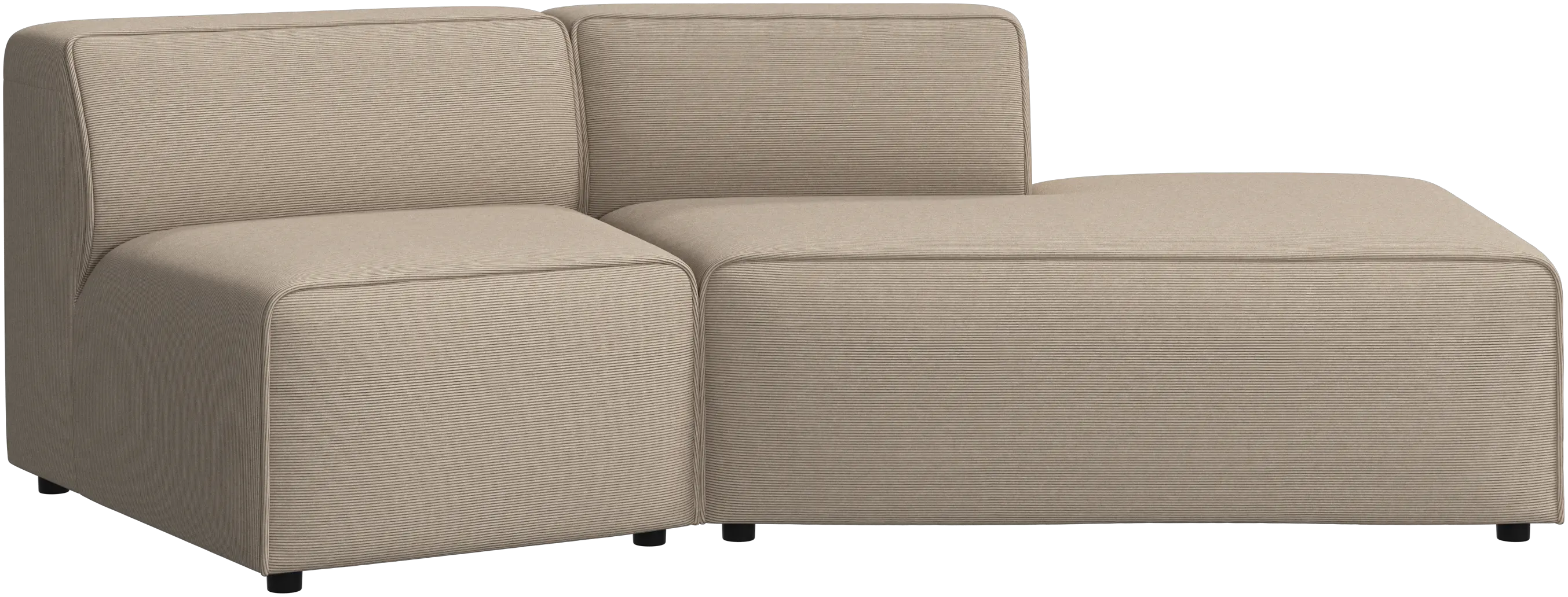 Carmo open end sofa, angled, right