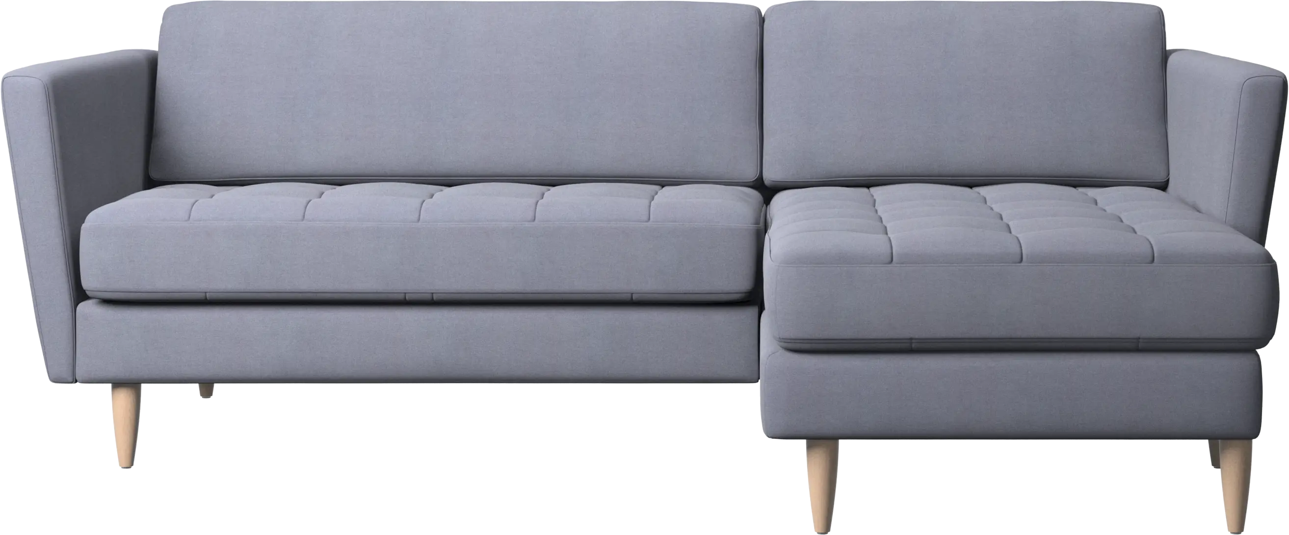 Osaka sofa with resting unit, tufted seat