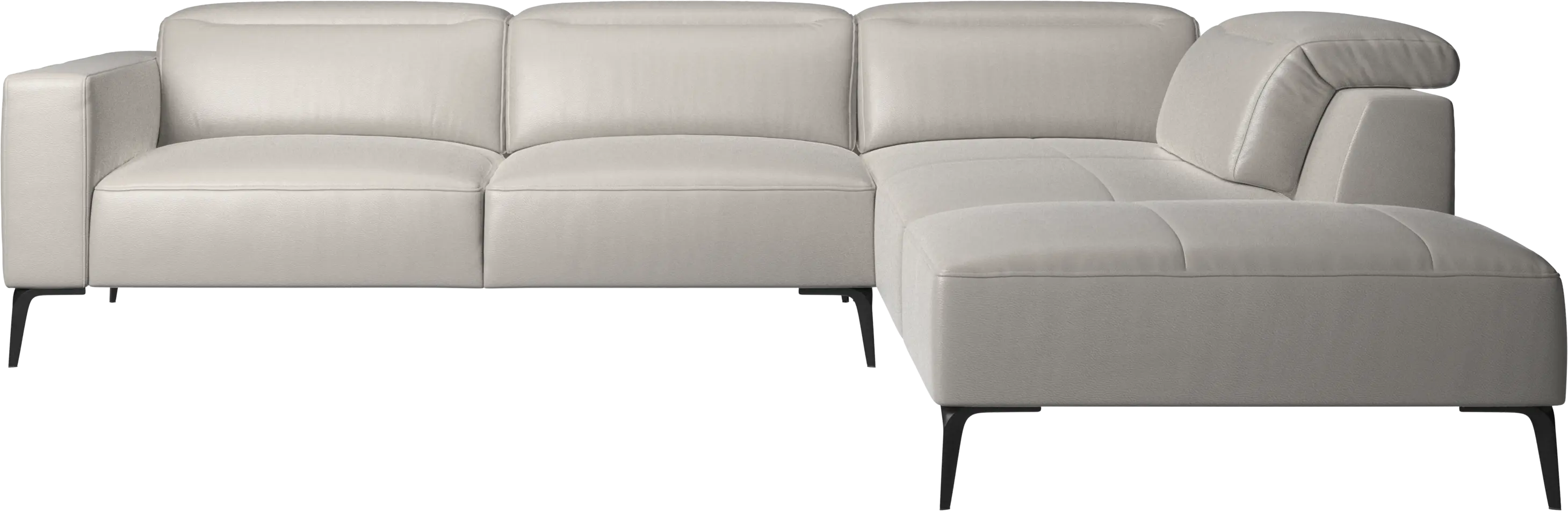 Zürich corner sofa with lounging unit